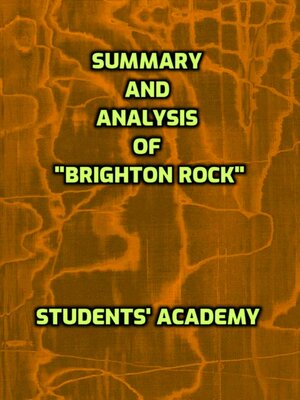 cover image of Summary and Analysis of "Brighton Rock"